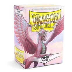 Matte Pink Standard Sleeves (100) Dragon Shield
