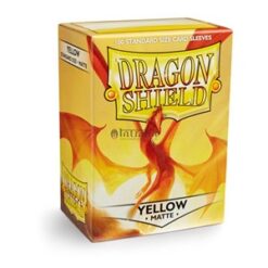 Matte Yellow Standard Sleeves (100) Dragon Shield