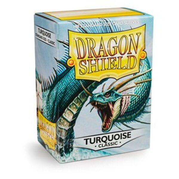 100 Dragon Shield Sleeves - Classic Turquoise