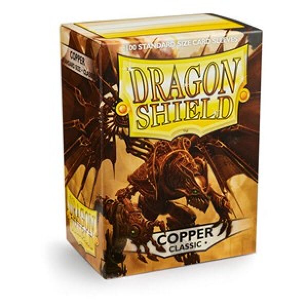 100 Dragon Shield Sleeves - Classic Copper