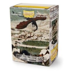 100 Dragon Shield Sleeves - Hunters in the Snow 