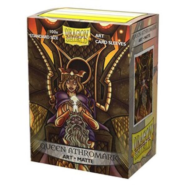 100 Dragon Shield Sleeves - Matte Queen Athromark
