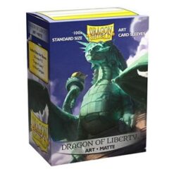 100 Dragon Shield Sleeves - Dragon of Liberty
