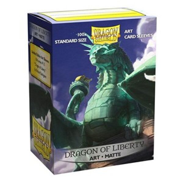 100 Dragon Shield Sleeves - Dragon of Liberty