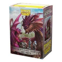 100 Dragon Shield Sleeves - Matte Father's Day Dragon