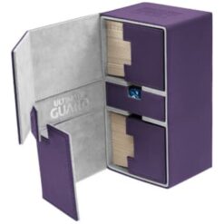 Alternative view of Ultimate Guard - Twin Flip'n'Tray - Xenoskin Deck Case 200+ Purple