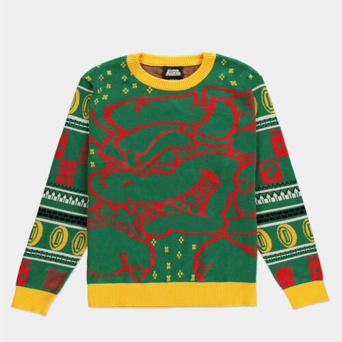 Nintendo - Super Mario Bowser - Knitted Christmas Jumper