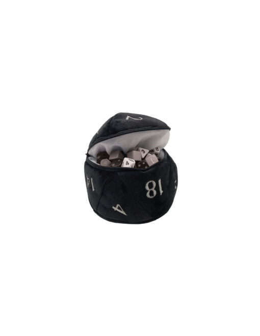 Ultra Pro - D20 Plush Dice Black Bag