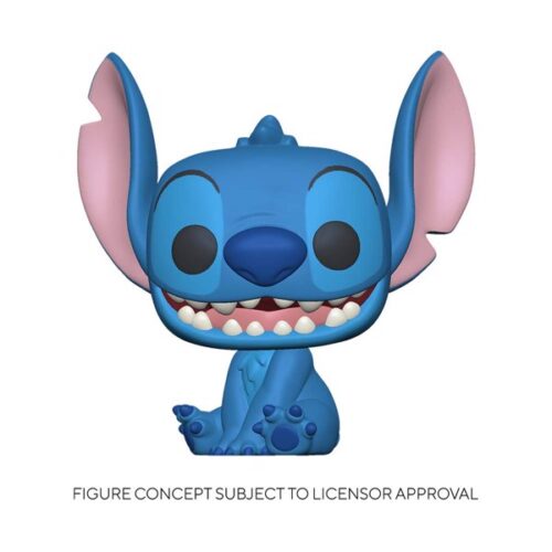 DISNEY: LILO & STITCH - POP FUNKO VINYL FIGURE SMILING SEATED STITCH 9CM