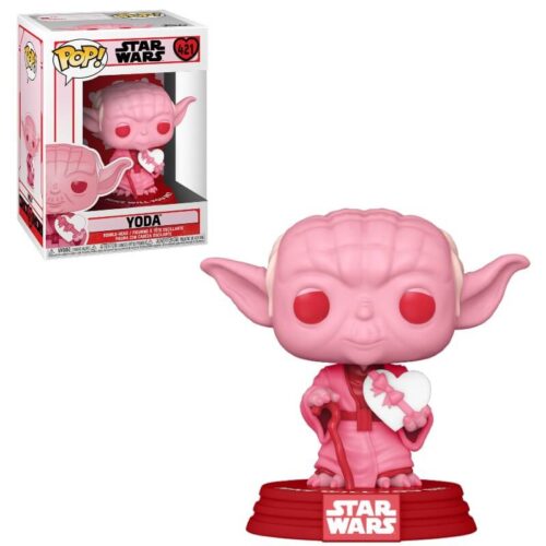STAR WARS: VALENTINES - POP FUNKO VINYL FIGURE 421 YODA W/ HEART