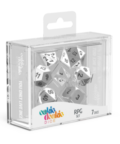 OAKIE DOAKIE Metal Dice Mercury- RPG set - 7 Dadi