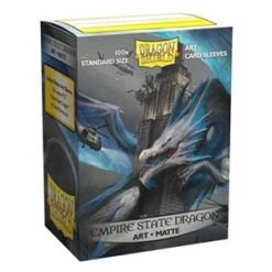 100 Dragon Shield Sleeves - Art Matte Empire State Dragon