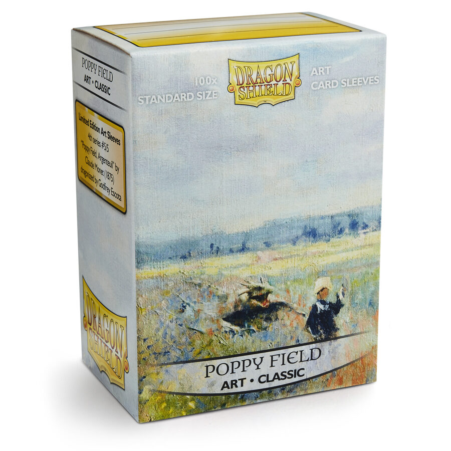 100 Dragon Shield Sleeves - Art Classic Poppy Field