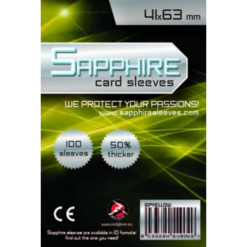 Sapphire Card Sleeves - 100 Sleeves - SPYELLOW - 41 x 63 mm