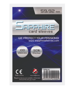 Sapphire Card Sleeves - 100 Sleeves - SPBLUE - 59 x 92 mm