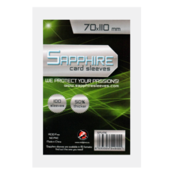 Sapphire Card Sleeves - 100 Sleeves - SPLIME - 70 x 110 mm