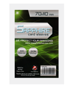 Sapphire Card Sleeves - 100 Sleeves - SPLIME - 70 x 110 mm