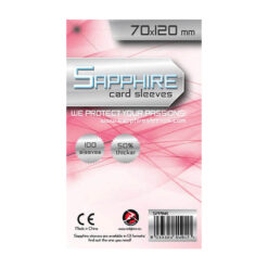 Sapphire Card Sleeves - 100 Sleeves - SPPINK - 70 x 120 mm