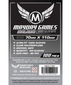 Mayday Games 100 Sleeves pack - 70 x 110 mm
