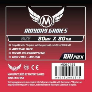 Mayday Games 100 Sleeves pack - 80 x 80 mm