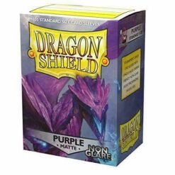 100 Dragon Shield Sleeves - Matte Purple Non Glare