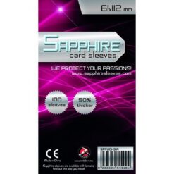 Sapphire Card Sleeves - 100 Sleeves - SPFUCHSIA - 61 x 112 mm