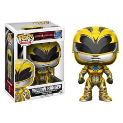 POWER RANGERS - POP FUNKO VINYL FIGURE  - YELLOW RANGER 398 - BROKEN