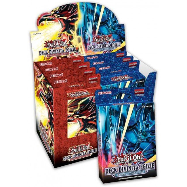 BOX YU-GI-OH! - STRUCTURE DECK - DIVINITA' EGIZIE OBELISK/SLIFER (8 MAZZI) - ITA