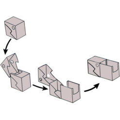 Alternative view of Dragon Shield - Double Shell - Blue/Black