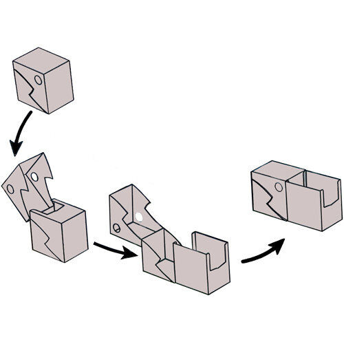 Alternative view of Dragon Shield - Double Shell - Blue/Black