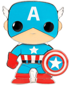 MARVEL - POP FUNKO PIN CAPTAIN AMERICA 07