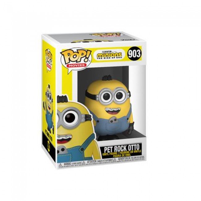 MINIONS: THE RISE OF GRU - POP FUNKO VINYL FIGURE PET ROCK OTTO 903