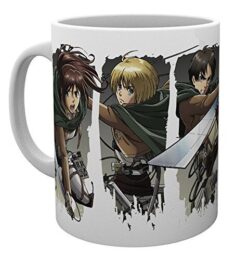 Attacco dei Giganti - TAZZA 320ML - Characters Montage