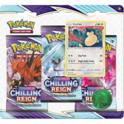 Pokémon TCG - Blister 3 Bustine - Spada e Scudo - Chilling Reign ENG