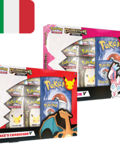 Pokémon GCC - 25th Anniversary - Gran Festa - Celebrations Collection - Charizard-V di Lance e Dark Sylveon-V - ITA