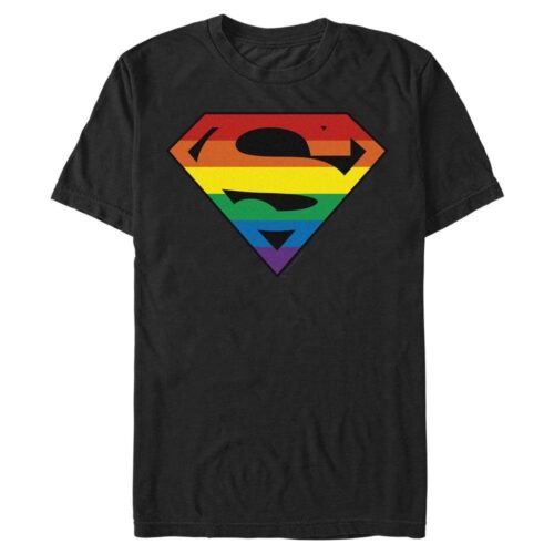 DC COMICS: Pride - T-SHIRT - SUPERMAN LOGO (L)