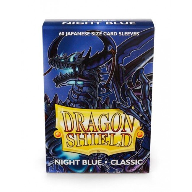 60 Dragon Shield Japanese Sleeves - Classic Night Blue