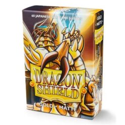 Matte Gold Japanese Sleeves (60) Dragon Shield