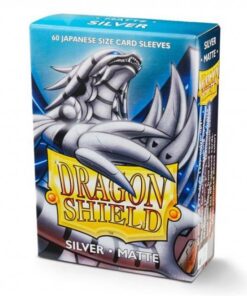 Matte Silver Japanese Sleeves (60) Dragon Shield