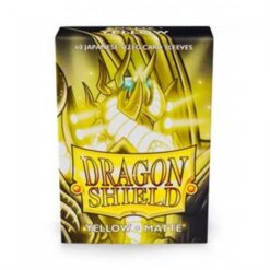 Matte Yellow Japanese Sleeves (60) Dragon Shield