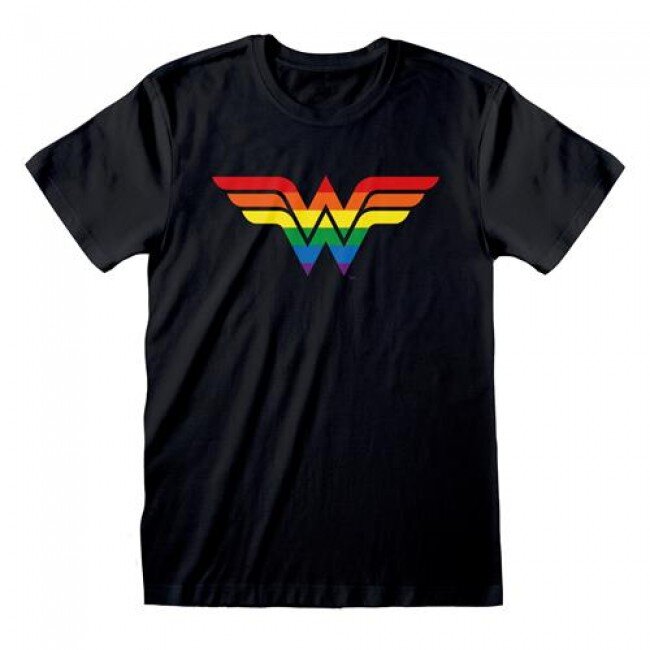 DC COMICS: Pride - T-SHIRT - WONDER WOMAN LOGO (L)