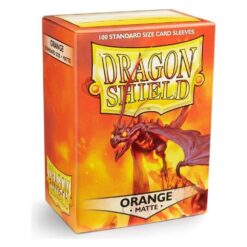 Matte Orange Standard Sleeves (100) Dragon Shield
