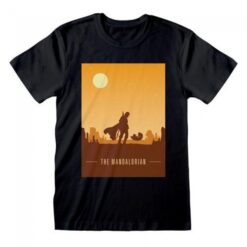 STAR WARS: The Mandalorian - T-SHIRT - Retro Poster L