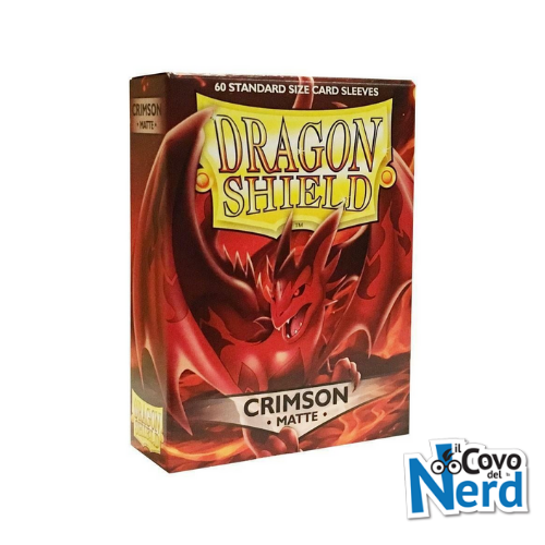 60 Dragon Shield Sleeves - Matte Crimson