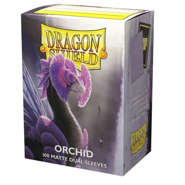 Dual Matte Orchid Sleeves - Dragon Shield Standard (100)