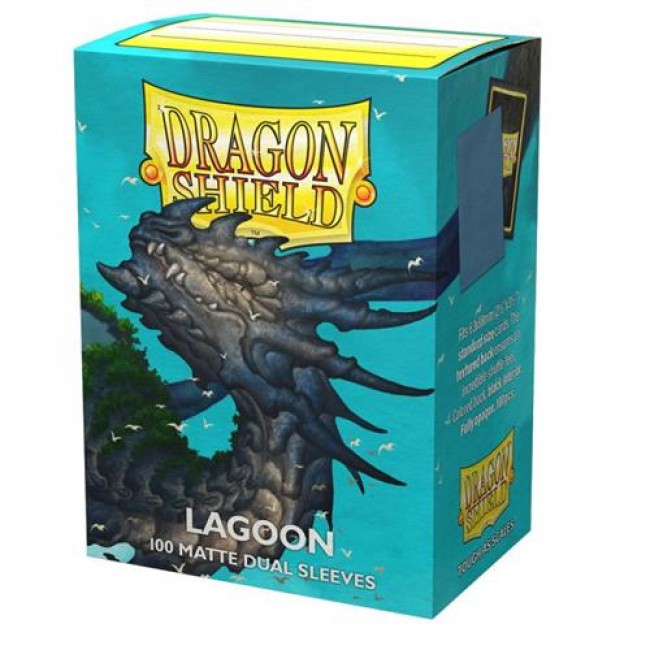 Dual Matte Lagoon Saras Sleeves - Dragon Shield Standard (100)