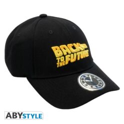 ABYCAP052 - BACK TO THE FUTURE - Cap Black Back To The Future logo