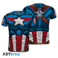 ABYTEX520 - MARVEL - Replica T-shirt "Captain America"