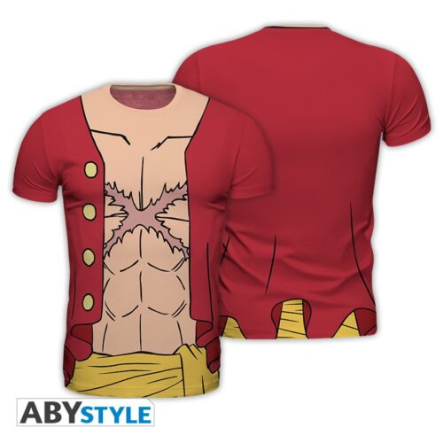 ABYTEX518 - ONE PIECE - Replica T-shirt "Luffy New World"