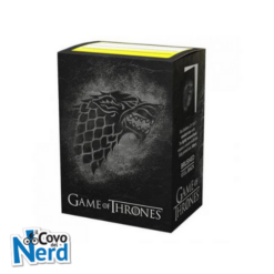 100 Dragon Shield Sleeves Standard - Matte House Stark